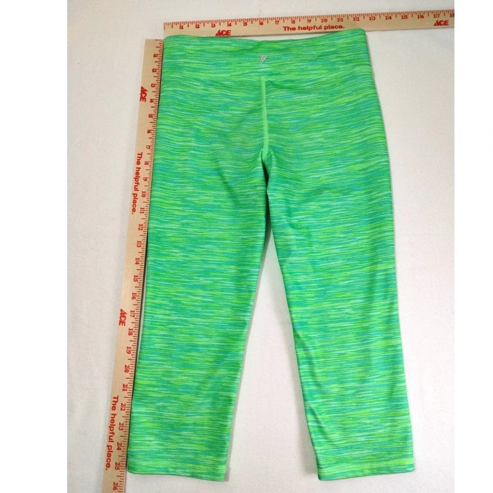 Old Navy Active Go Dry Girls Size Large Green Tank Top‎ Leggings Set Dance Cheer